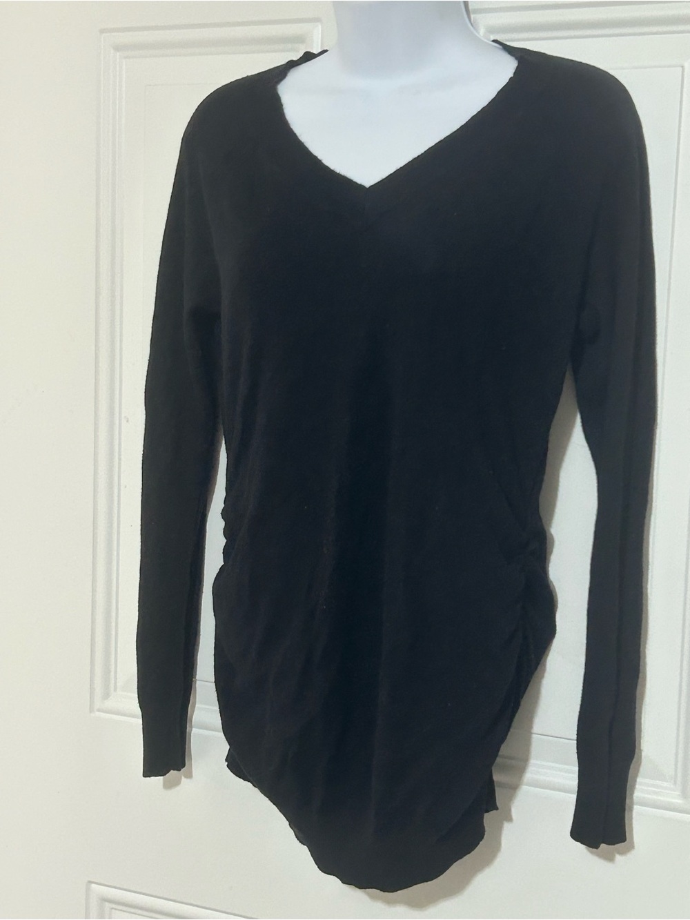 Motherhood Black Maternity Top